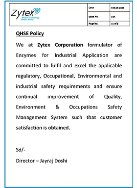 QHSE Policy